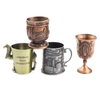Customized Design Table Decoration Countries City Souvenir Metal Shot Glasses