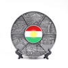 Customized Made Zinc Alloy Metal Crafts Kurdistan Countries Tourist Souvenir Plate