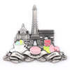 Factory Directly Custom Design Zinc Alloy Metal France Paris Tourist Ref Magnet Souvenir Customized
