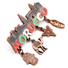 Customised Morocco City Logo Souvenir Magnets Fridge Metal Custom 3D Refrigerator Magnet