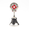 Customized Design Zinc Alloy Switzerland Souvenir Bell Table Decor Hand Dinner Bell