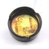 Personalized Custom Logo Pocket Mini Round Souvenir Ash Tray Ceramic Cigar Ashtray