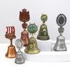 Professional Souvenir Factory Customized Metal Craft Metal Brass Travel Souvenir Dinner Bell