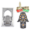 Customised Morocco City Logo Souvenir Magnets Fridge Metal Custom 3D Refrigerator Magnet