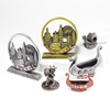 Customized Design Countries Landmark Souvenir Ferris Wheel Model Mini Metal Figurine Ornaments