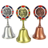 Custom Design Die Casting London Souvenir Dinner Bell Metal Hand Souvenir Bell