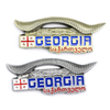 Wholesale Customized Made Design Tourism Georgia Souvenir Metal Refrigerator Fridge Magnet