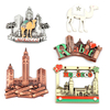 Customised Morocco City Logo Souvenir Magnets Fridge Metal Custom 3D Refrigerator Magnet