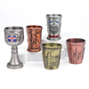 Custom Logo Zinc Alloy Countries Tourist Souvenir Home Decor Unique Metal Shot Glass
