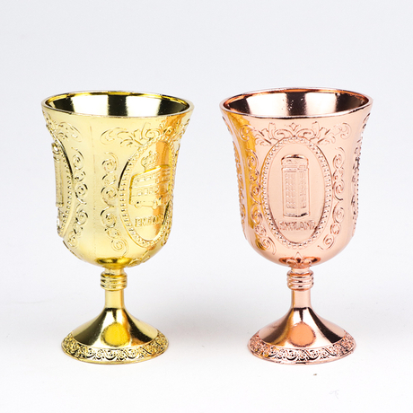 Factory Custom Engraved Zinc Alloy Shot Glasses Metal Tourist Souvenir Goblet Shot Glass
