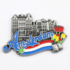 Personalized Netherlands Holland Amsterdam Windmill Tulip City Souvenirs Logo Metal Custom 3D Fridge Magnets