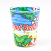 Factory Direct Custom Printing Logo Decal Miami Beach Tourist Gift Island Vodka Souvenir Shot Glasses
