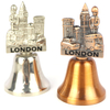 Custom Design Die Casting London Souvenir Dinner Bell Metal Hand Souvenir Bell