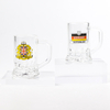 Wholesale Customized Printed Logo Sublimation Whiskey Beer Souvenir Glass Mug Shot Glass with Handle