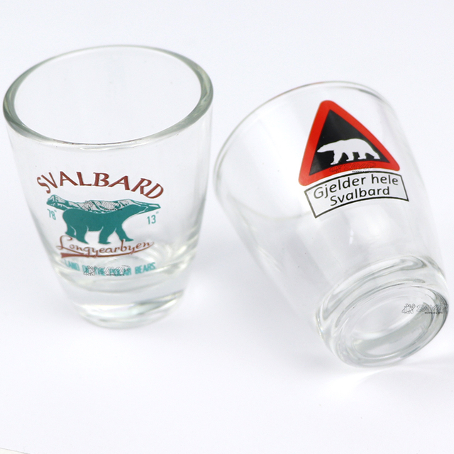 Wholesale Custom Logo Printing Sublimation Decal Souvenir Mini Shot Glass