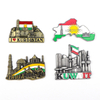 Manufacturer Personalized Zinc Alloy Kurdistan Souvenir Tourist Metal 3d Fridge Magnet Customised