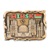 Custom Design Zinc Alloy Belarus Minsk Souvenir Refrigerator Magnets Metal Fridge Magnet