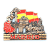Factory Custom Design Metal 3d Spain City Madrid Barcelona Tourist Souvenir Gift Fridge Magnet