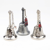 Custom Logo Zinc Alloy Engraved Table Decorative Travel Souvenir Bell Hand Metal Dinner Bell
