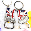 Custom Design London Souvenir Initial Letter Key Chain Metal Bottle Opener Keychain