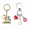 Customized Design Zinc Alloy Countries Swiss Switzerland Souvenir Gifts 3D Metal Keychain