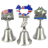 Customized Design Travel Souvenir Dinner Bell Hand Bell Table Decorative Metal Souvenir Bells