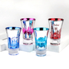Manufacture Custom Color Logo Unique Tourist Souvenir Electroplating Glass Shot Glasses