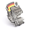 Factory Custom Design Zinc Alloy Germany City Frankfurt Souvenir Metal Refrigerator Fridge Magnet