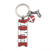 Custom Souvenir Factory Zinc Alloy Denmark Souvenir Keyrings Metal Keychain