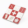 Wholesale Personalized Custom Metal Switzerland Swiss Souvenir Fridge Magnet