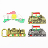 Personalized Zinc Alloy Iraq Kurdistan Souvenir Metal 3d Fridge Magnet Customised