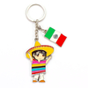 Wholesale Custom Logo Tourist Souvenir Zinc Alloy Enamel Key Chain Metal Keychain Charms
