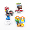 Customized Made Decorative Countries Tourist Souvenir Poly Resin Refrigerator Fridge Magnet Souvenir