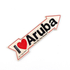 Custom Made Metal Aruba Bonaire Caribbean Tourist Souvenir Car License Plate Fridge Magnet