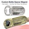 Wholesale Custom Logo Zinc Alloy Metal Niagara Falls Canada Souvenir Gifts Beer Bottle Opener Magnet