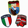Manufacture Custom Design Italy Rome Venice Souvenir Fabric Embroidery Patches Iron on for Clothes