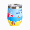 Custom Logo St Maarten St Martin Beach Souvenir Cola Shaped Water Bottle Flask