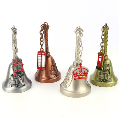 Wholesale Custom Design Hand Bell Metal Souvenir Gift Antique Dinner Bell