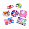 Custom Logo Printing Countries Japan Souvenir Glitter Quicksand Liquid Sand Acrylic Fridge Magnets