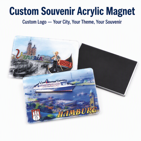 Wholesale Personalized Custom Design 3D Acrylic Refrigerator Fridge Magnet