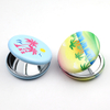 Wholesale Customized Logo Sea Beach Island Travel Souvenir Gifts Mini Folding Pocket Mirror