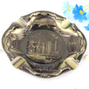 Custom Design Zinc Alloy Singapore Souvenir Metal Ash Tray Metal Cigarette Cigar Ashtray