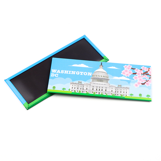 Custom Logo Washington DC State USA City Souvenir Fridge Magnet Tinplate Tin Refrigerator Magnet