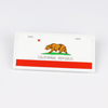 Wholesale Custom Embossed Logo Metal Los Angeles City Souvenir Car License Plates Fridge Magnets