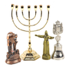 Customised Made 3d Landmark Souvenirs Candelabra Metal Mini Figurines Ornament