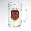Custom Engraved Metal Logo Germany Souvenir Gifts Glass Beer Stein Mug