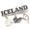 Customised Made Zinc Alloy Iceland Viking Souvenir Metal Fridge Magnet