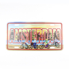 Personalized Logo Size Tourist Souvenir Craft Decoration Aluminum Car License Plate Custom