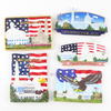 Customized Design 3D Polyresin Magnet Washington D.C.Tourist Souvenir Resin Fridge Magnets