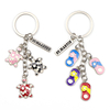 Custom Design USA Miami Florida Beach City Souvenir Key Charm Metal Keychain